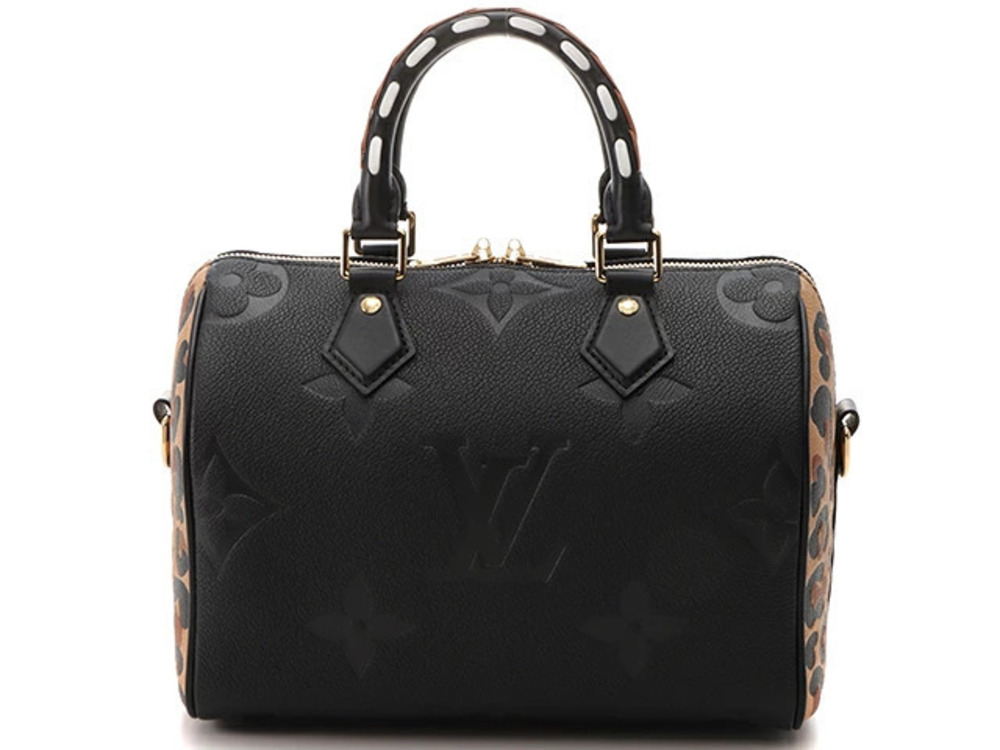 Louis Vuitton Speedy Bandouliere Monogram Empreinte Leopard
